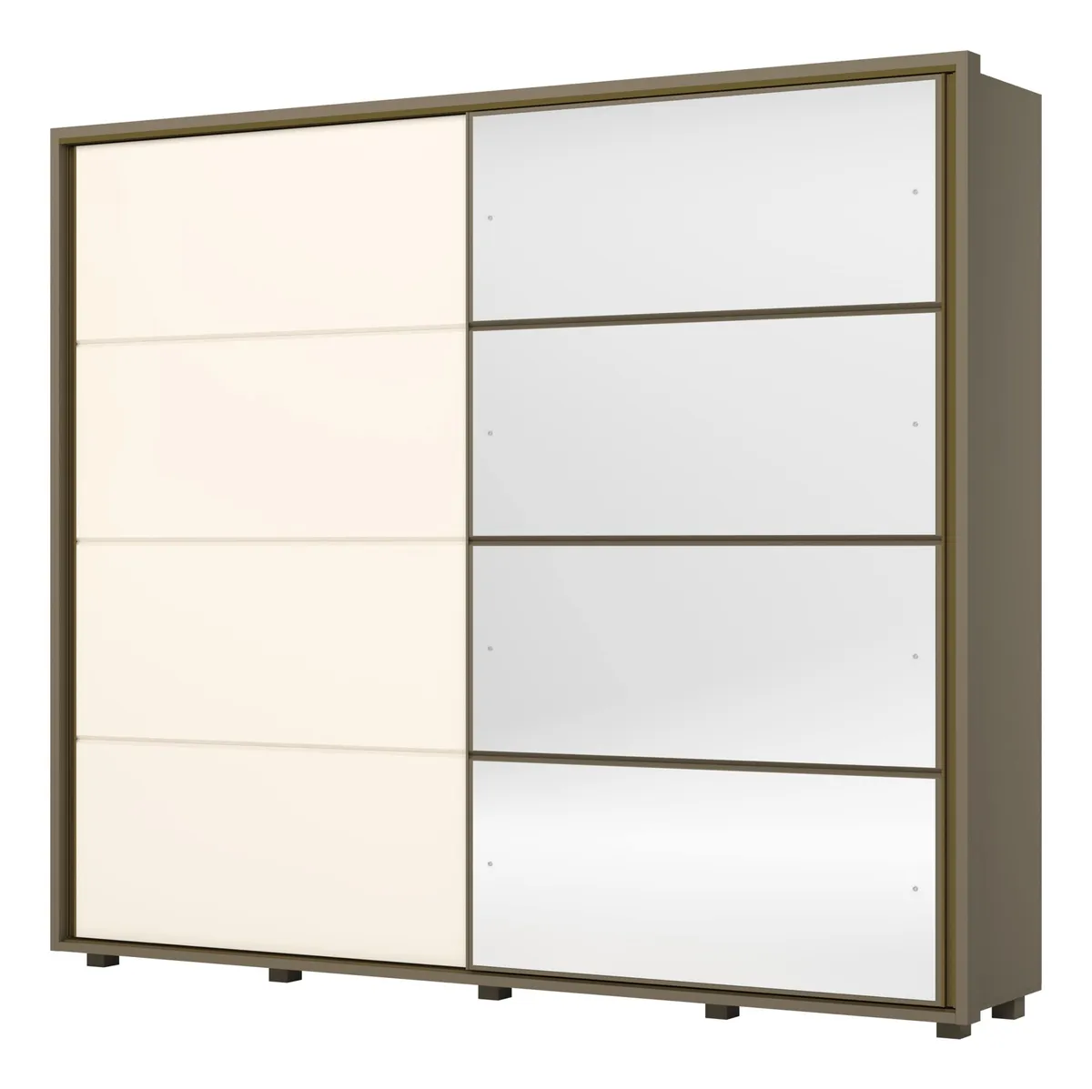 ROUPEIRO CAVIC 02 PORTAS DUNA/OFF WHITE