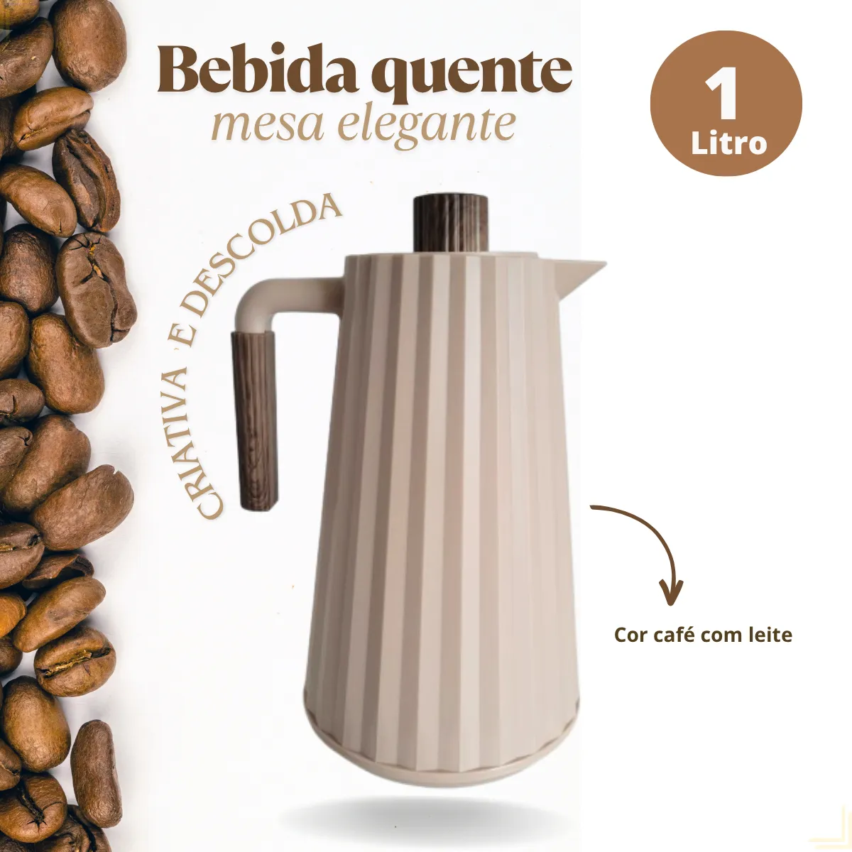 GARRAFA TERM.1.0L WOODEN YANGZI