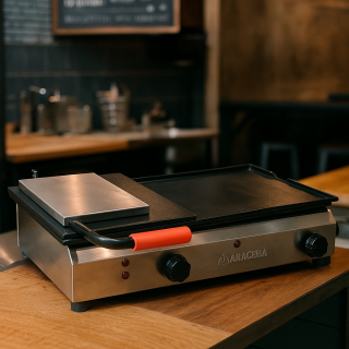 CHAPA HAMBÚRGUER 63X44C/PRENSA ARA