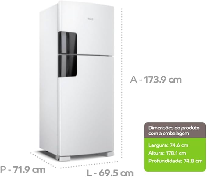 REFRIGERADOR CONSUL F.FREE CRM50LB 410L