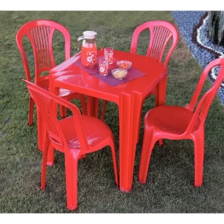 MESA TRAMONTINA QUADRADA TAMBAU VM