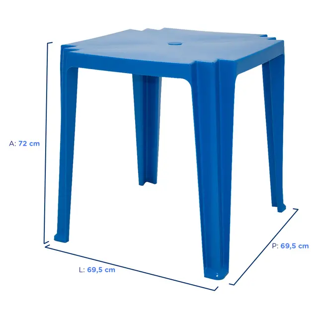 MESA QUADRADA TAMBAU AZ