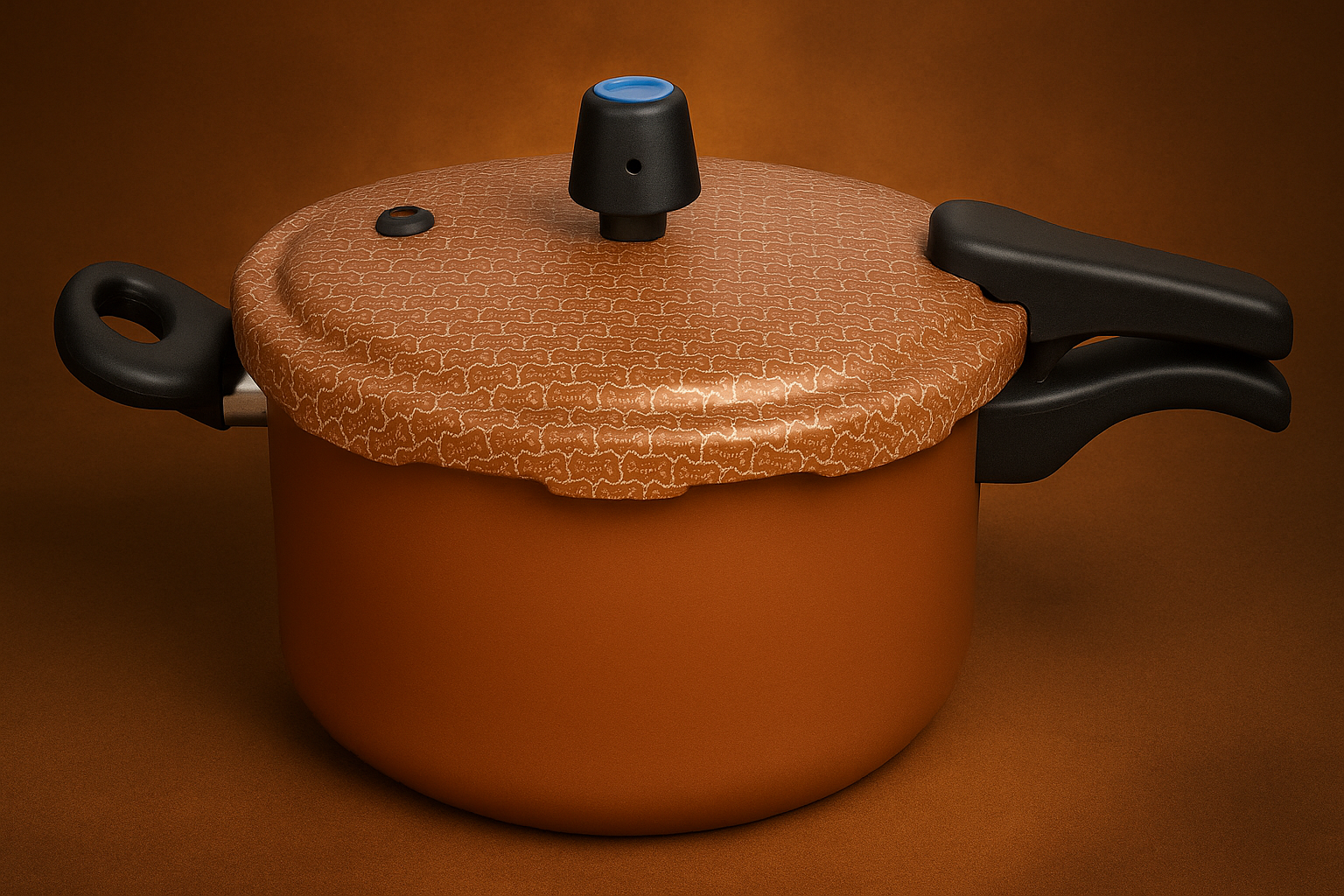 PANELA DE PRESSAO CONECTA RAMOS 4,5 L ANTIAD. COBRE C/ ROTOPRINT PRETO (F.E.)