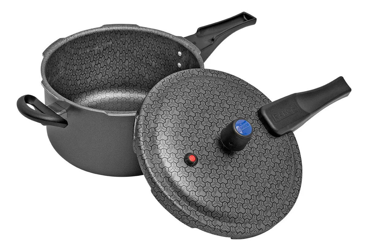 PANELA DE PRESSAO CONECTA RAMOS 4,5 L ANTIAD. GRAFITE (F.E.)