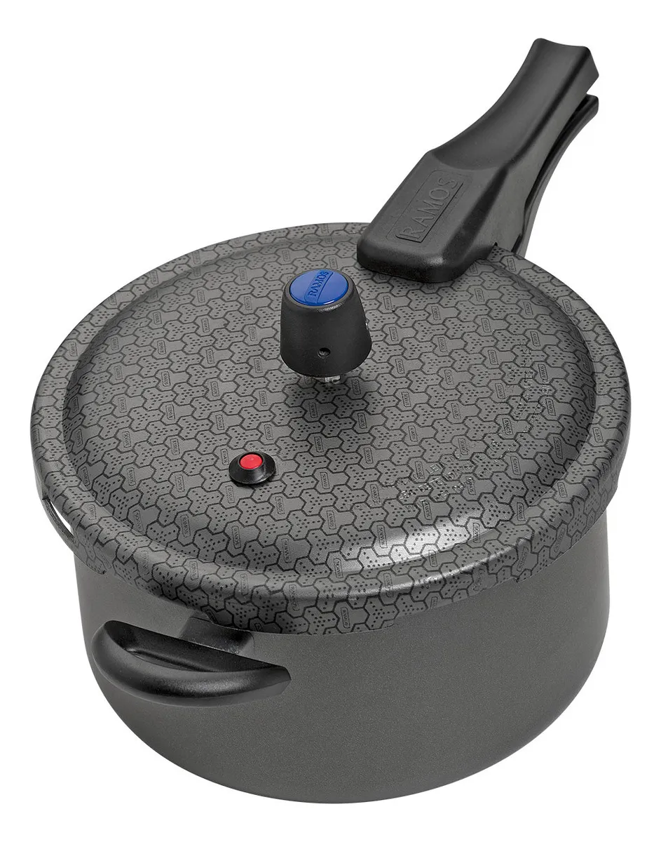 PANELA DE PRESSAO CONECTA RAMOS 4,5 L ANTIAD. GRAFITE (F.E.)