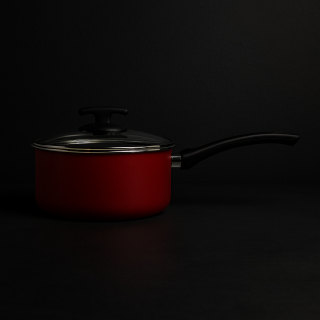 PANELA RAMOS LA BELLE N. 20 ANTIAD. GRAFITE C/ EXT. VERMELHO