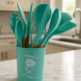 KIT COZINHA BELLAGIO 12PCS VERDE