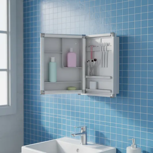 ARMARIO BANH.31X36 VERS.ALUMINI.BC ASTRA