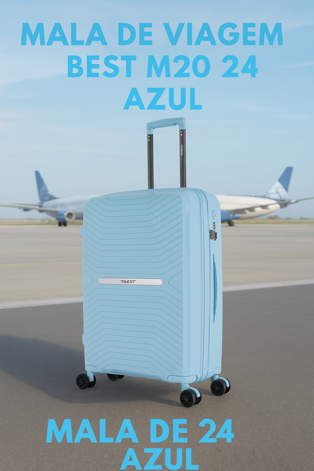 MALA DE VIAGEM BEST M70 24 AZUL