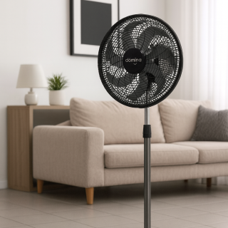 VENTILADOR DOMINA OSCILANTE COLUNA 50 CM 127 V TITANIUM