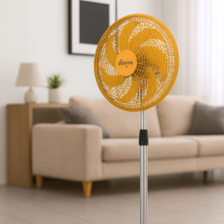 VENTILADOR DOMINA OSCILANTE COLUNA 50 CM 127 V OURO