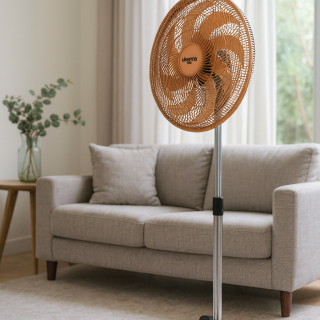 VENTILADOR DOMINA ECO OSCILANTE COLUNA 60 CM 127 V BRONZE