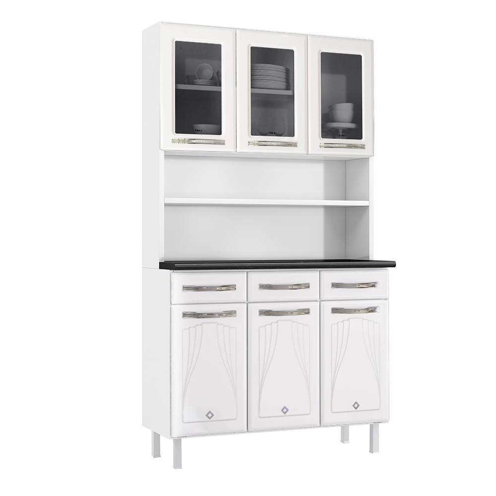 KIT CRISTAL TRIPLO 3GV 3P C/V BRANCO