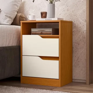 MESA CABECEIRA SOLE CINAMOMO/OFF WHITE FLEX