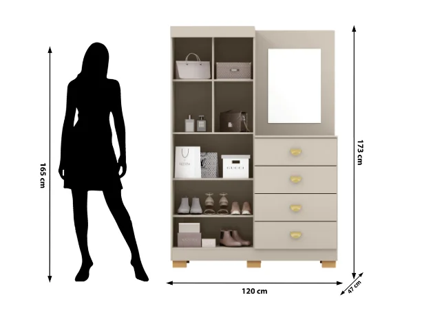 COMODA ROUPEIRO CRISTAL 2025 FENDI