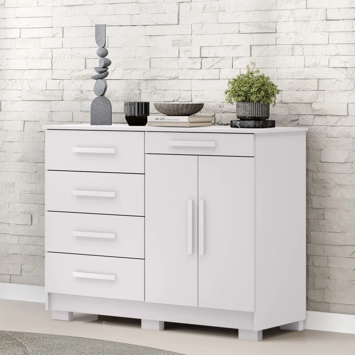 COMODA SAPATEIRA SIRIUS 2017 BRANCO