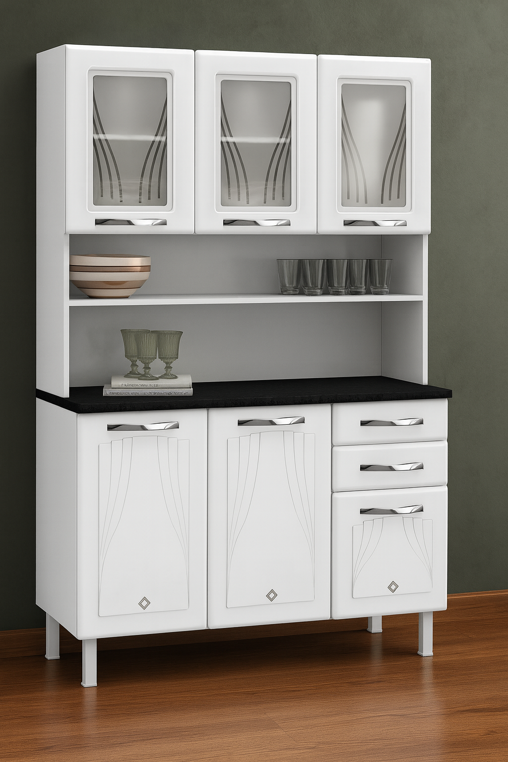 KIT TRIPLO CTAM 2GV 3P CV CCRIST STAR NEW BRANCO