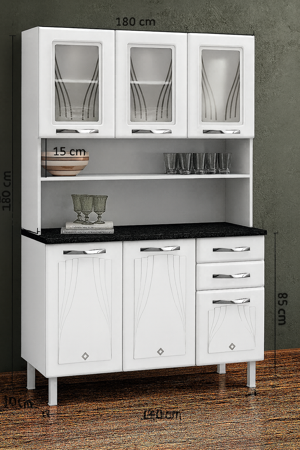 KIT TRIPLO CTAM 2GV 3P CV CCRIST STAR NEW BRANCO