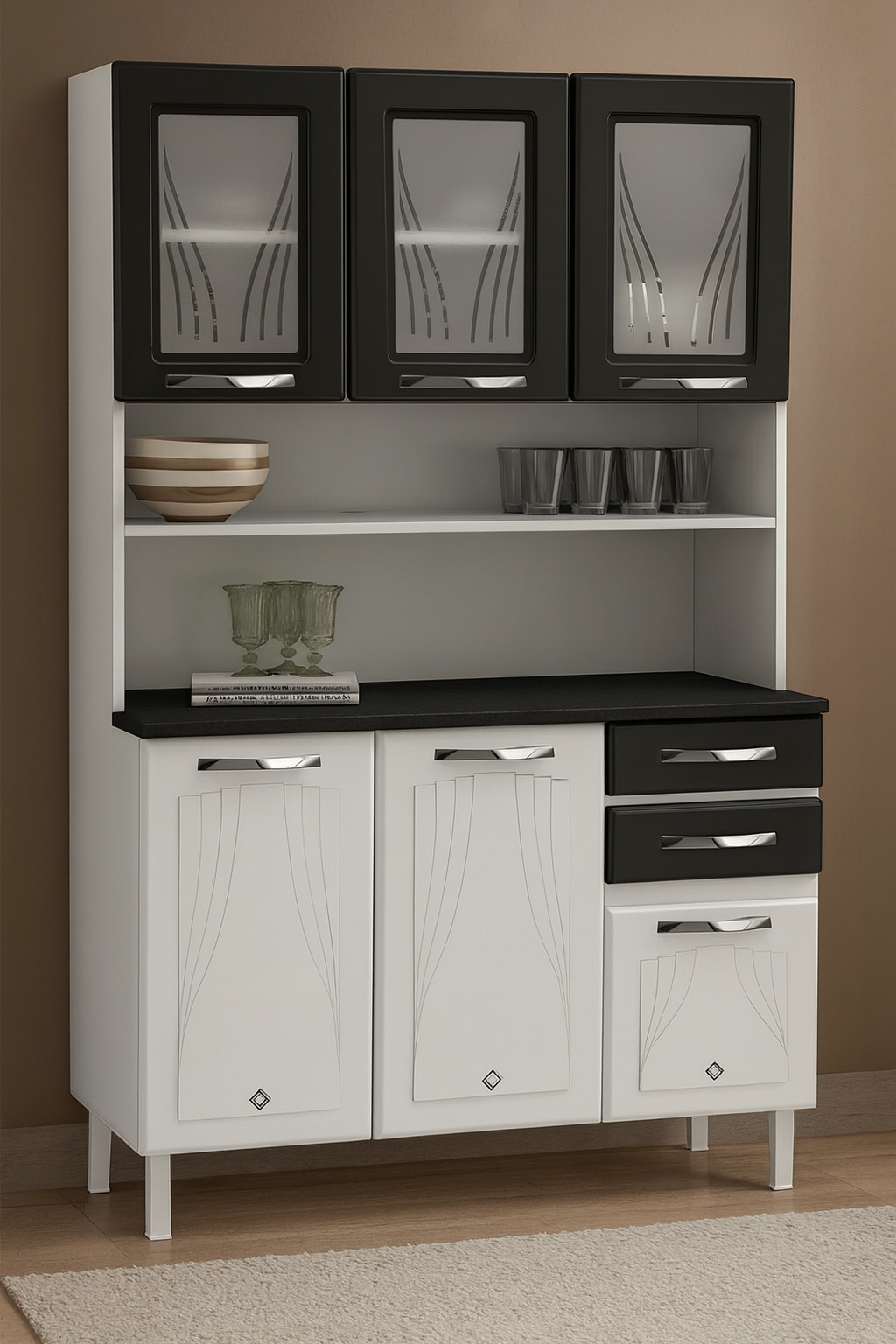 KIT TRIPLO CTAM 2GV 3P CV CCRIST STAR NEW PRETO