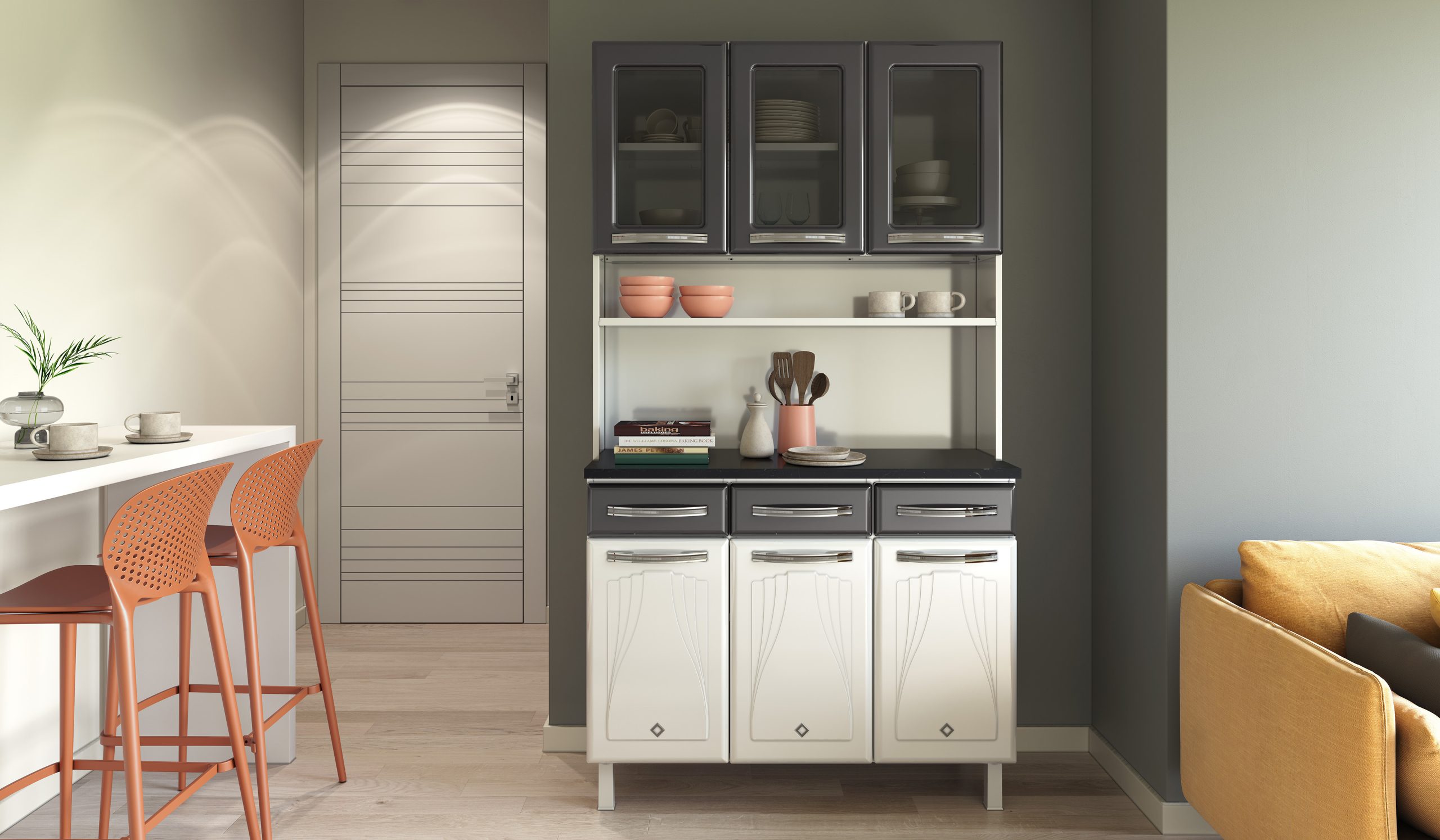 KIT CRISTAL TRIPLO CTAM 3GV 3P CV CINZA TOTAL