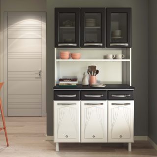 KIT CRISTAL TRIPLO 3GV 3P CV PRETO