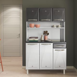 KIT CRISTAL TRIPLO CTAM 1GV 3P BAIXA SMART CINZA TOTAL