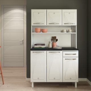 KIT CRISTAL TRIPLO CTAM 1GV 3P BAIXA SMART BRANCO