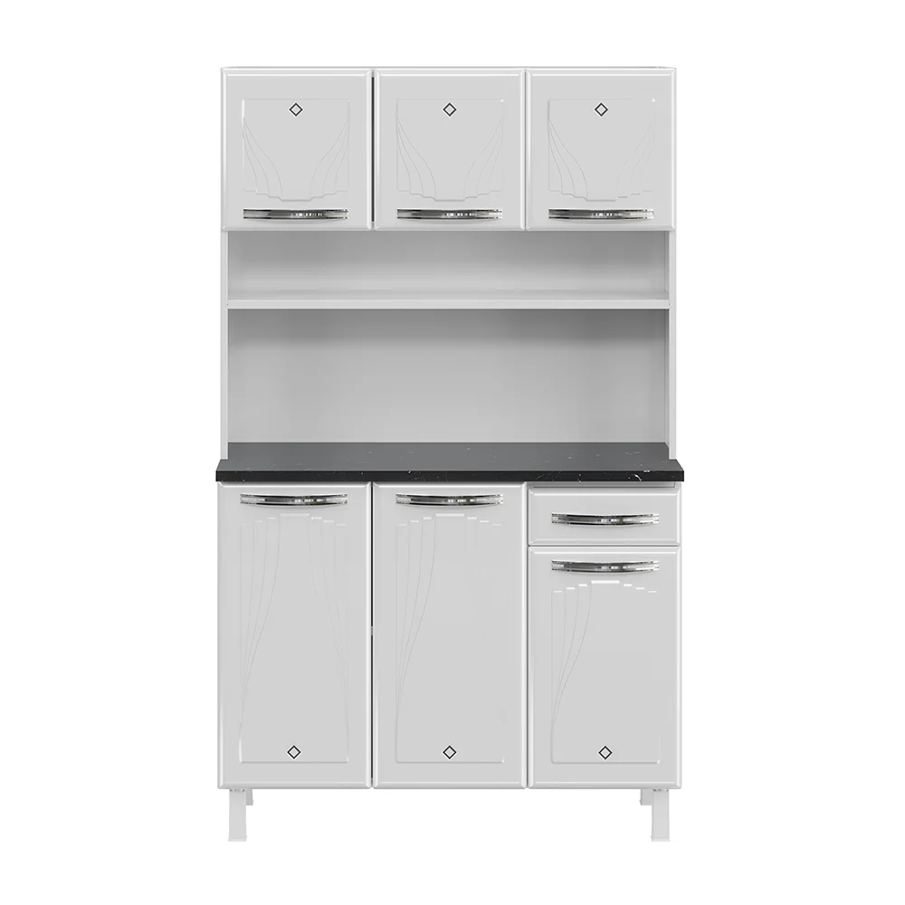 KIT CRISTAL TRIPLO CTAM 1GV 3P BAIXA SMART BRANCO