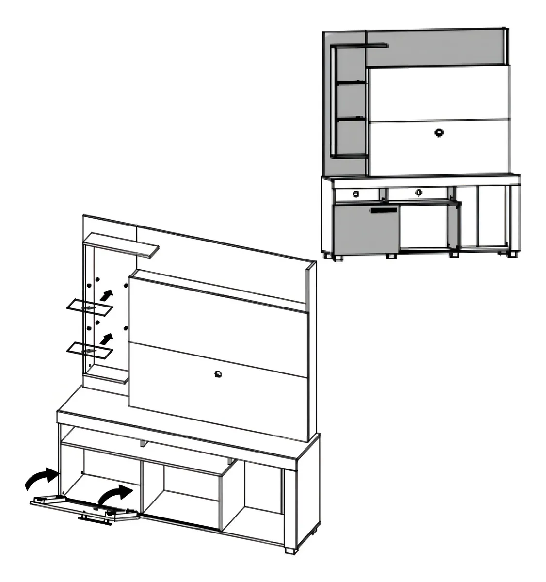 HOME THEATER ICARO CINAMOMO/OFF WHITE