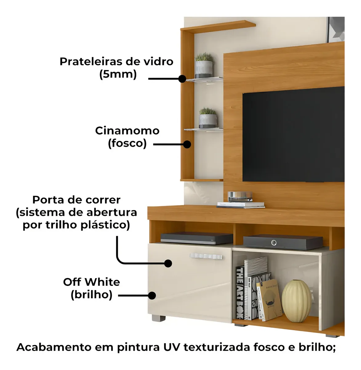 HOME THEATER ICARO CINAMOMO/OFF WHITE