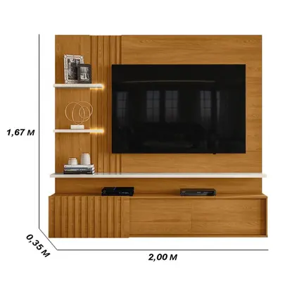 BANCADA SUSPENSA ATENA CINAMOMO/OFF WHITE
