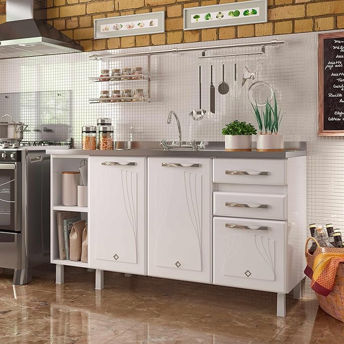 BALCAO TRIPLO 2GV C/PIA STAR NEW BRANCO