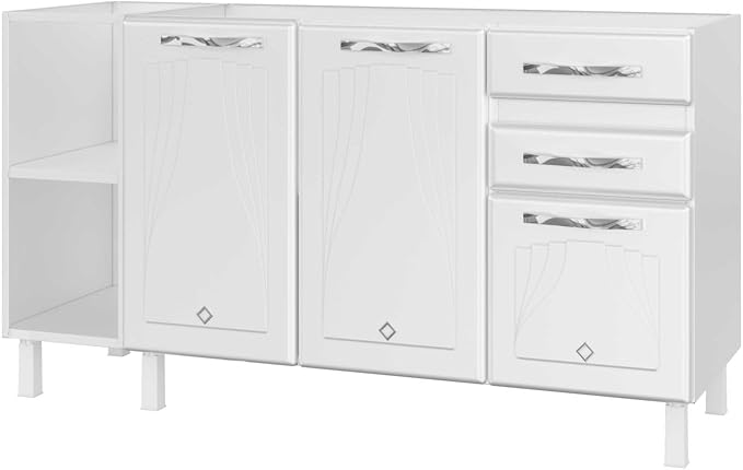 BALCAO TRIPLO 2GV C/PIA STAR NEW BRANCO