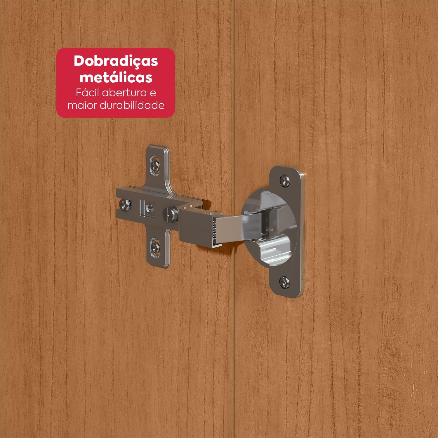 GUARDA ROUPA 08 PTS ANDARA SOFT 2024 – C/ESP E C/PES PVC AMENDOA CLEAN/OFF WHITE