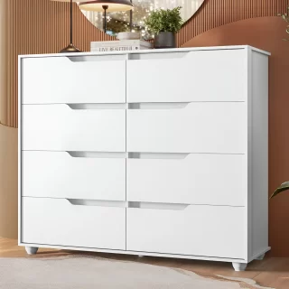 COMODA DOBLE BRANCO FOSCO/FREIJO (FLEX)