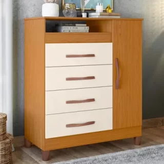 COMODA TURQUESA CINAMOMO/OFF WHITE