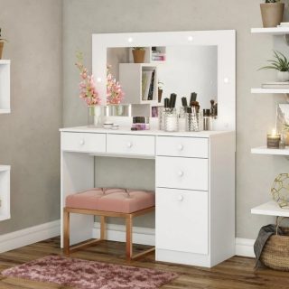 Penteadeira Chanel Branco HP SEM A BANQUETA!