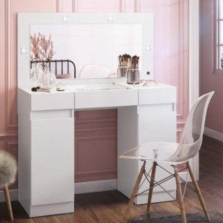 CAMARIM STUDIO COR BRANCO FOSCO LISO SEM A BANQUETA!