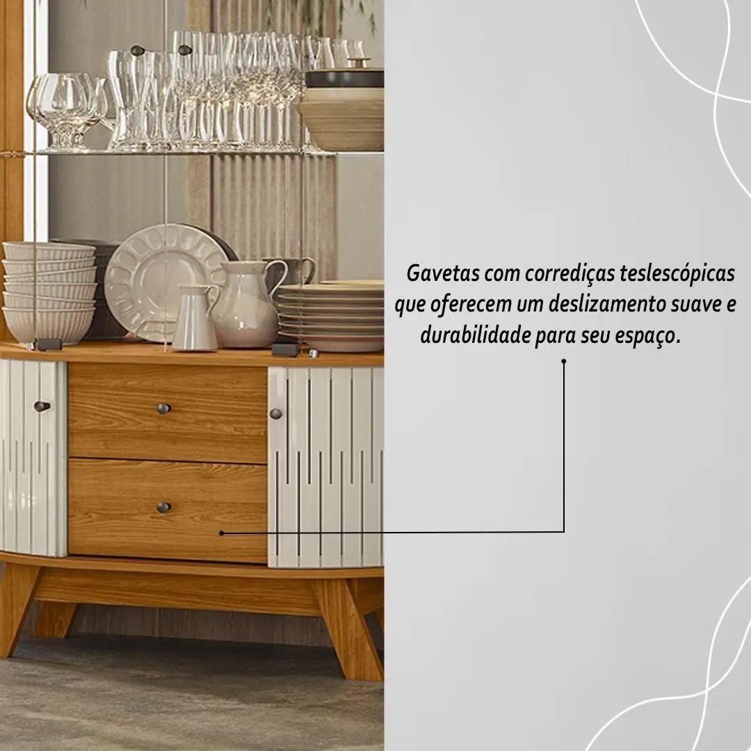 CRISTALEIRA MOSS CINAMOMO/OFF - Imagem 3