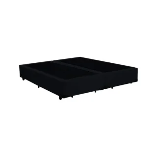BASE BOX  SUEDE LISO ALT270 COMP2030 LARG 192 COR2-PRETO SUPER KING